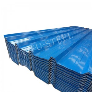 Factory High Quality Galvanized Colour Coated Corrugated Sheet Metal Roofing Sheet