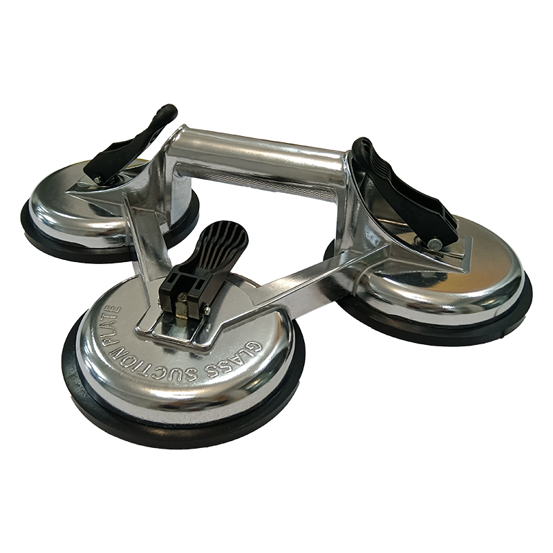 Triple  Aluminium Suction Cup Three Claw Tile Glass Moving Tools Heavy Duty Aluminum Alloy Vacuum Suction Cup Featured Image
