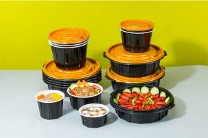 GLD-800PC-150 800ML plastic togo containers|take out containers wholesale