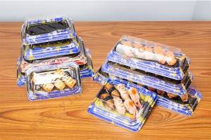 5Rolls GLD-TH1-5 Sushi container with lid/sushi tray with lid