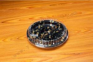 GLD-3-28AB2-6 Round with 6 compartments sushi to go containers/sushi tray