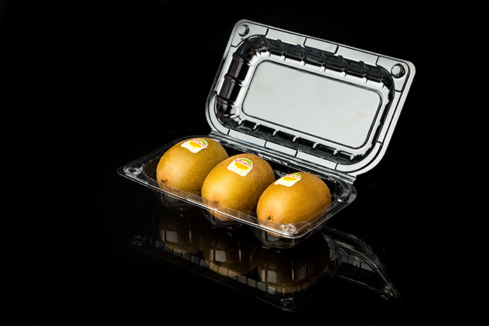 Wholesale Fruit Boxes - Disposable blister plastic 3pcs kiwi fruit boxes  – Yihao