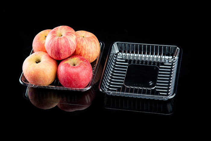 100% Original Factory 6 Compartment Disposable Fruit Or Deli Tray With Lid Manufacturer - GLD-1818 Disposable plastic fruit tray/thermoformed plastic trays – Yihao