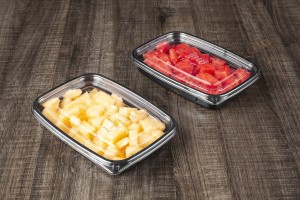 GLD-135B1 Single compartment Black Food Containers manufacturer/disposable Salad Container