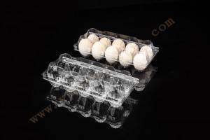 10 count plastic egg containers GLD-00C10 /plastic egg tray
