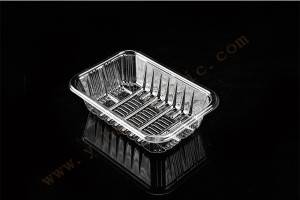 400G GLD-1712 RPET Tray/Tray map/Disposable Vegetable Tray/Mushroom Packaging