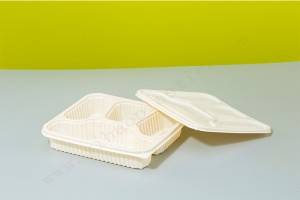 GLD-M428E Eco friendly food containers/biodegradable take out container
