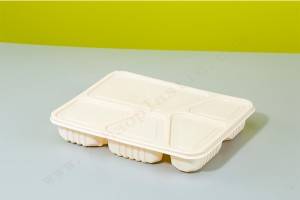 GLD-M558E Chinese takeout boxes compostable/cornstarch food containers