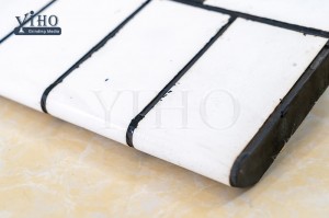 Wear-resistant ceramic bonding steel plate