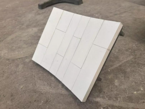 Rubber Embedded Ceramic Wear Tile Panels