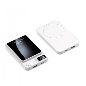 အမြန်အားသွင်းခြင်း 22.5w Portable Power bank 5000mah 10000mah Led Display Magnetic Wireless 15w Power Bank အတွက် Apple Iphone Y-BK023/Y-BK024