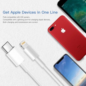 2023 Hotovo predajný dátový kábel pre iPhone TYPE-C to Lighting 9V3A Fast Charge Cable