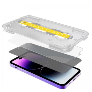 Aukštos kokybės grūdinto stiklo mobiliojo telefono ekrano apsauginė plėvelė, skirta iPhone 14 13 12 Pro Max