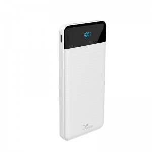 Bateria e jashtme ultra e hollë me karikim inteligjent të shpejtë me ekran celular me ekran LED Karikues portativ 10000 mAh 20000 mAh Mini Power Bank Y-BK030/Y-BK031
