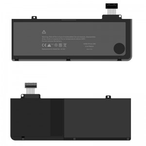 A1278 मूल बैटरी 10.95V 63.5Wh के लिए रिप्लेसमेंट ली-ऑन मैकबुक बैटरी A1322