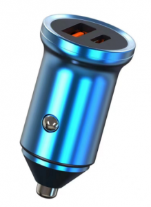 OEM 휴대용 Qualcomm 전화 고속 충전기 2 포트 USB 차량용 충전기 빠른 충전 3.0 차량용 충전기 듀얼 USB