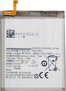 Samsung Note 10 батареясына арналған жаңа ұялы телефон 0 циклді ауыстыру батареясы