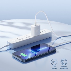 Cable de datos vendedor caliente para el cable de carga rápida del iPhone 9V3A