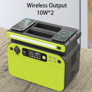 Manufacturer Of Portable Power Station For Car - Pure Sine Wave Wireless Output*2 500w Three Color Choice Portable Power Station – Yilin