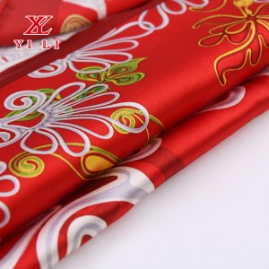 100% Real Mulberry Silk Scarf Lightweight Neckerchief Women Small Square Digital Printed Scaves