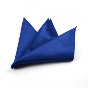 Tie Manufacture Best Selling Dyed 100% Polyester Pocket Square