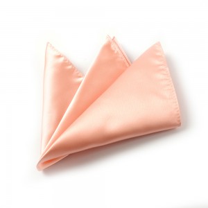 Slips Produksjon Bestselgende Farget 100% Polyester Pocket Square