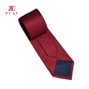 Mens Ties 100% Silk Necktie Woven Designer Kab tshoob kev lag luam