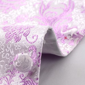 පිරිමි Waistcoat සඳහා 100% Silk Jacquard Vest Fabric