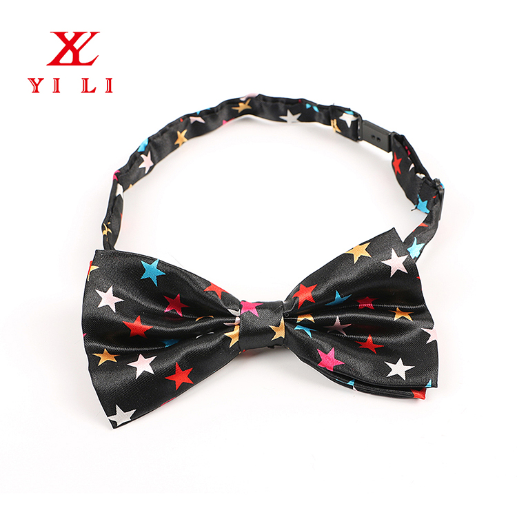 100% Silk Printed Bow tie For School Company With Custom Designs