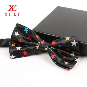 Краватка-метелик із 100% шовковим принтом для шкільної компанії з індивідуальним дизайном