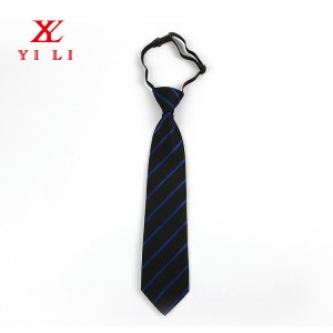 High Quality Cream Paisley Tie - 100% Jacquard Polyester Elastic Tie For School Boys – YILI