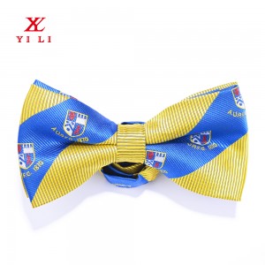 Silk Silk Custom Bow tie For Men Women School Logo Yomanga Bowtie