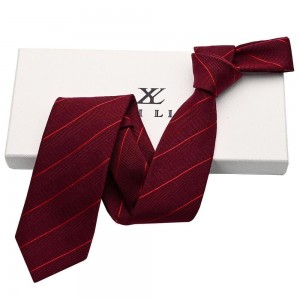 Burgundy Wool Tie
