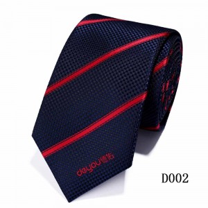 Hasi MOQ OEM Ikaruvati Gushyigikira Customer Design Necktie