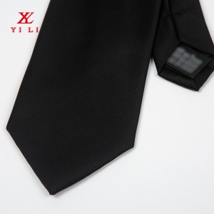 Тканые полиэстеровые однотонные атласные галстуки, однотонные галстуки, деловой деловой галстук для мужчин, торжественный случай, свадьба