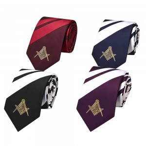 Рачно изработени уникатни масонски свилени вратоврски за мажи од производителот Шенгжу