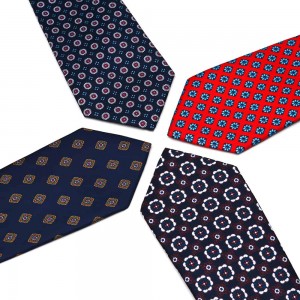 Polyesterová kravata s potlačou bodkovaná
