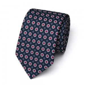 ပုံနှိပ်ထားသော Polka Dot Polyester Tie