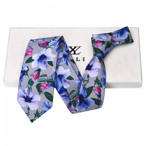 Poliesterska kravata s cvjetnim uzorkom