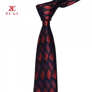 کراوات بافته شده 100% میکرو پلی استر با نخ براق
