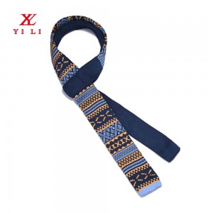 Арнайы дизайн ананас текстурасы керемет полиэфирден тоқылған ерлерге арналған галстук