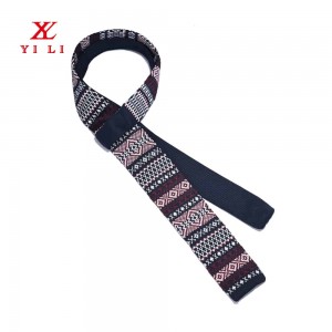 Машки полиестерски плетени точки вратоврска ленти