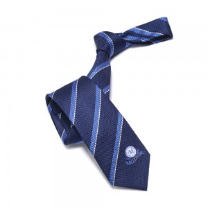 Obere MOQ OEM Tie Nkwado Custom Design Polyester Necktie na Logo gị