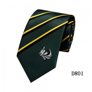 ຜູ້ຜະລິດຈີນ Custom Neck Tie ໂຮງຮຽນທີ່ມີປ້າຍສ່ວນຕົວ