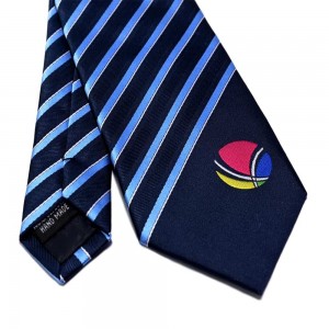 cravatta personalizzata per l'etichetta di a cumpagnia