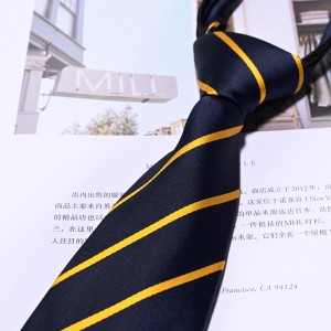 Cravatta in poliester fatta à a manu cù zip per zip per u zitellu