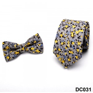 Šlifuota medvilnė, margintas kaklaraištis, stilingas dizainas