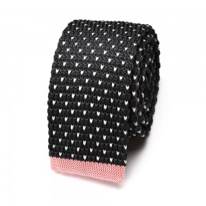 Malambot Kumportable Elegant Slim Naka-istilong Polka-Dot Knitted Tie