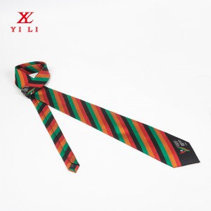 Tkana poliesterska kravata s logom na dnu s logotipom