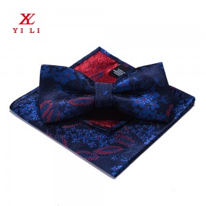 Woven Silk Pre-mangirizidwa Bow Tie Kwa Amuna
